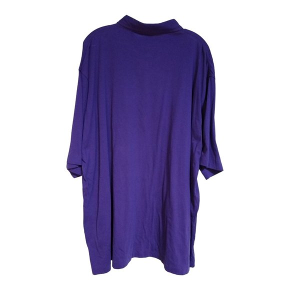 Sansabelt Sport Men's Purple Polo - Picture 2 of 3